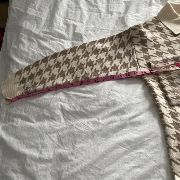 Debut houndstooth shacket/jacket. Small. Oversized. Soft. Button-up. (NWT) - Picture 15 of 16